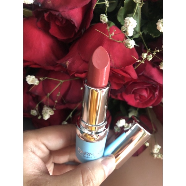 CHÍNH HÃNG-Son lì dưỡng môi, chống nắng Farmasi BB Matte SPF 15-Màu hồng đất