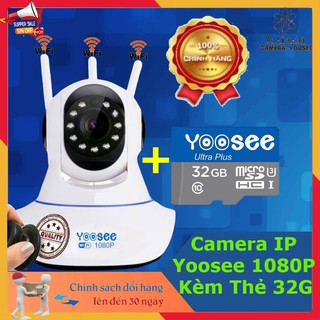 Camera IP Yoosee 1080P Kèm Thẻ 32GB Kết Nối WiFi Đơn Giản Bằng Tiếng Việt
