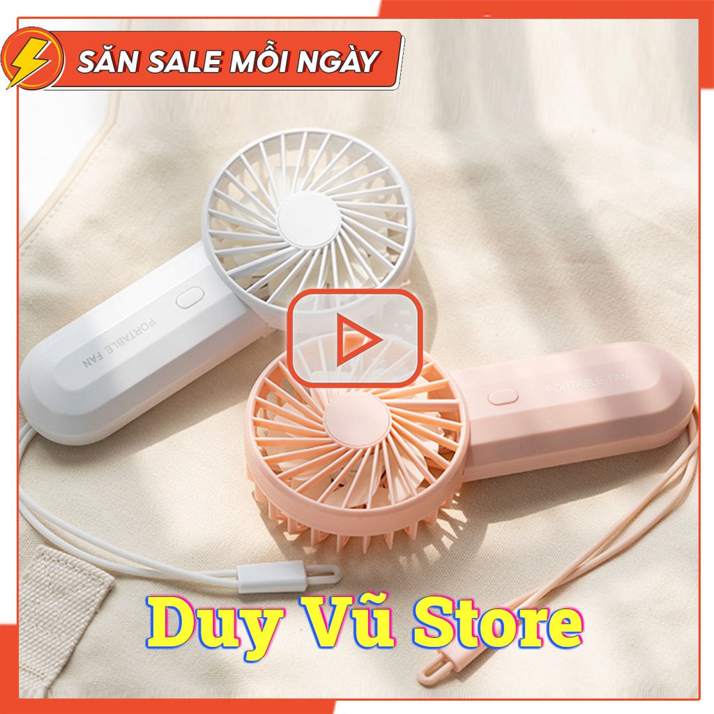 Quạt Cầm Tay S202 Pin 4000mah, 9 Giờ Sử Dụng. Mới nhất 2020 Mạnh hơn xiaomi, solove và Joil