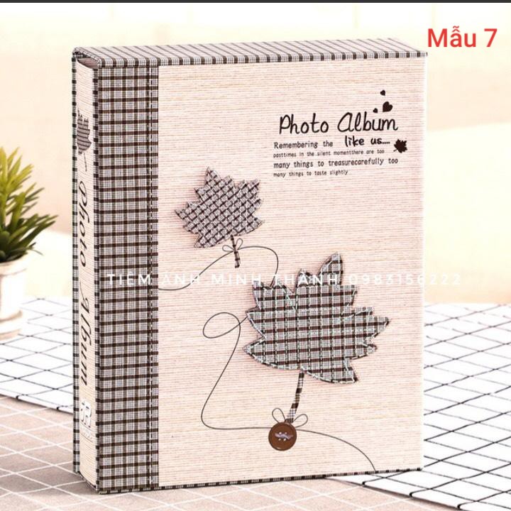 Album 10x15 đựng 200 ảnh bìa 3D nổi