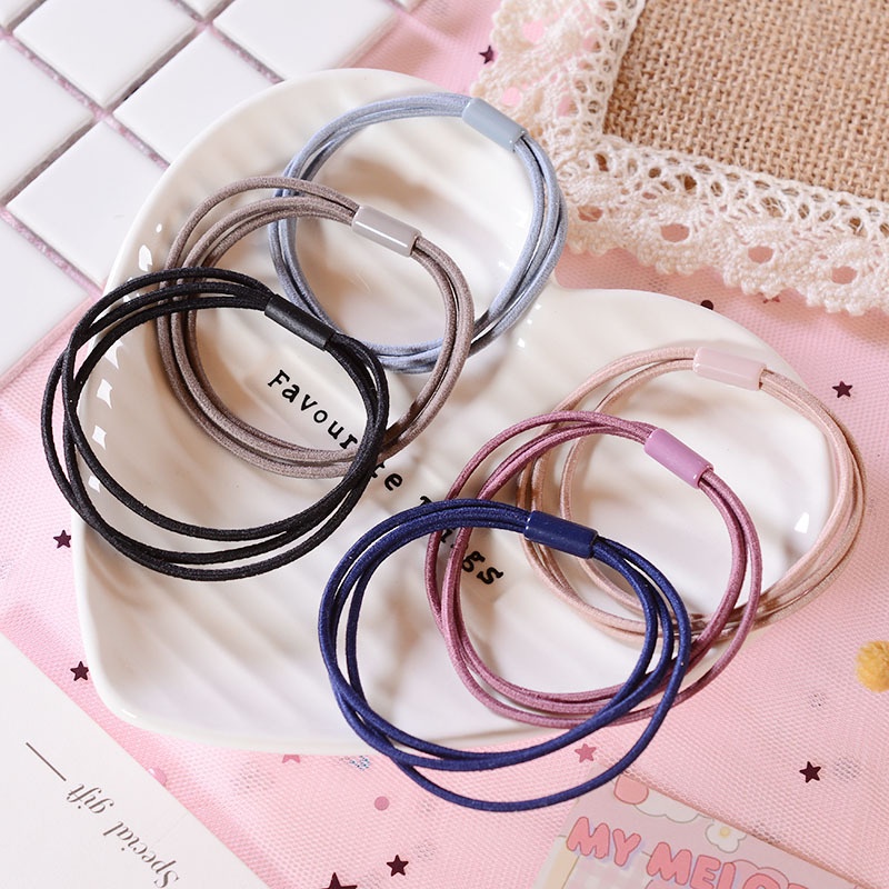 Dây thun buộc tóc nhiều mẫu xinh xắn để chọn ROSE196