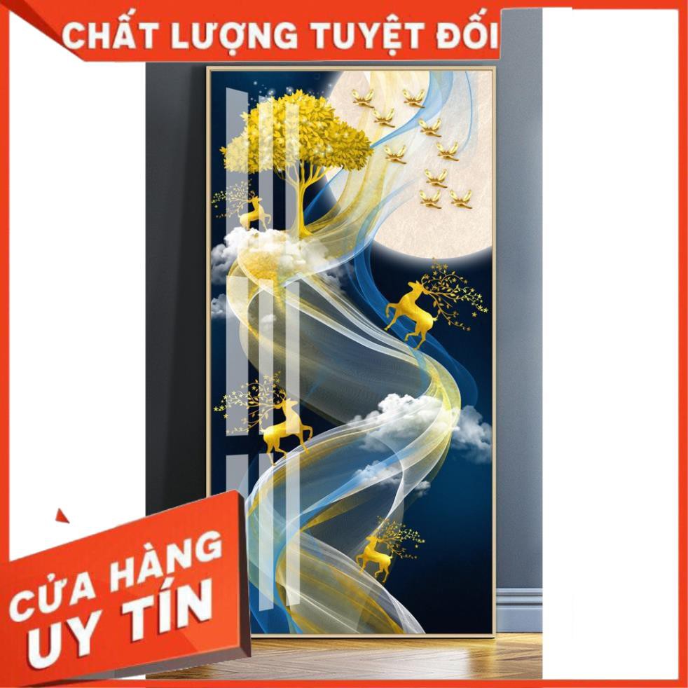 [GIÁ TẬN XƯỞNG] Tranh treo tường 3 tấm BÓNG 3D ( Tặng kèm đinh đa năng không cần khoan tường )