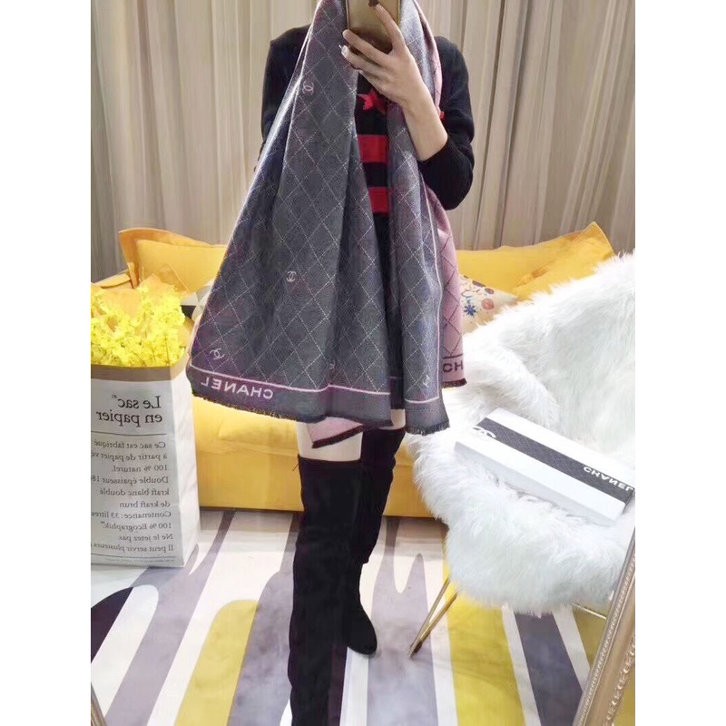 Khăn Choàng Cổ Giữ Ấm In Chữ Thời Trang Cho Nữ