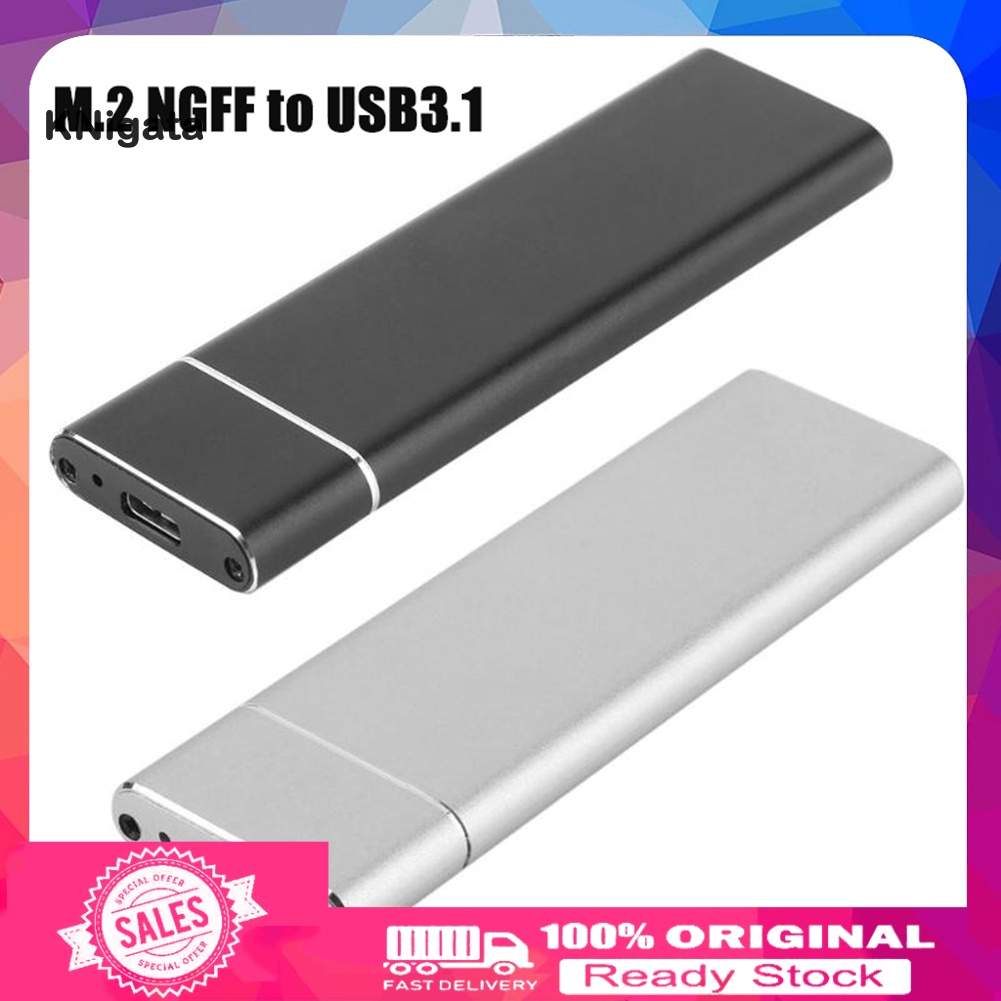 Hộp Đựng Ổ Cứng Ssd M.2 Ngff Sang Usb 3.1 Bằng Hợp Kim Nhôm Ốp
