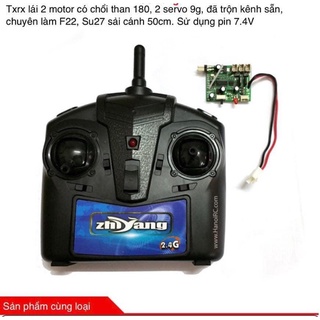 Bộ chế tạo máy bay điều khiển từ xa Zy-740 cánh bằng, tầm xa 500m, Động cơ 2 cánh quạt