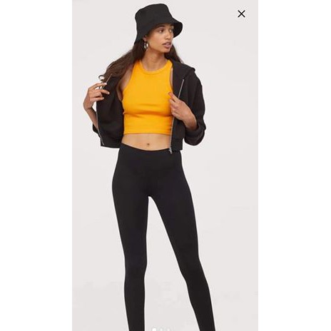 Quần legging H&M new tag auth 100% size M từ 52 - 58kg