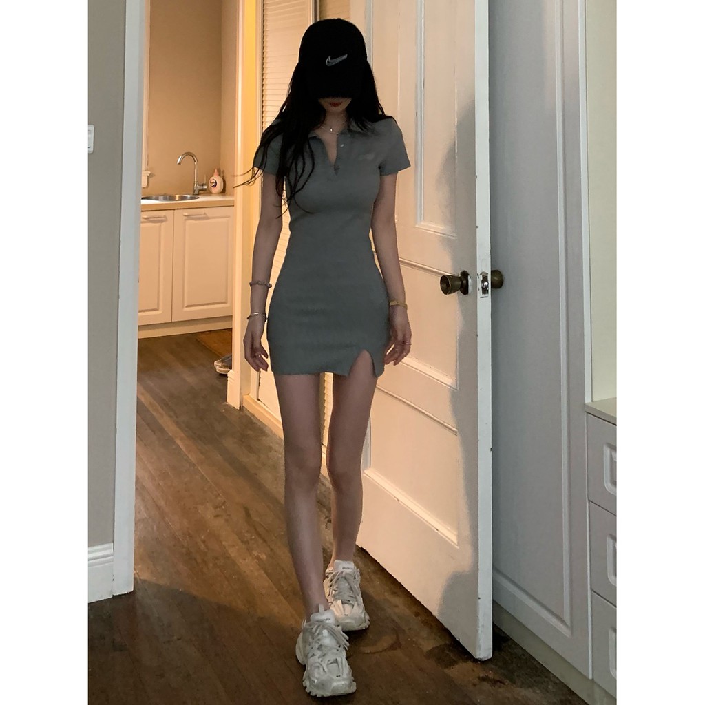 [ Có Video]Váy POLO ôm body ngắn tay | BigBuy360 - bigbuy360.vn