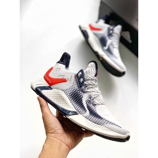 (ẢNH THẬT) giày thể thao sneaker Alphabounce Shoes 2020 mầu trắng gót đỏ cao cấp