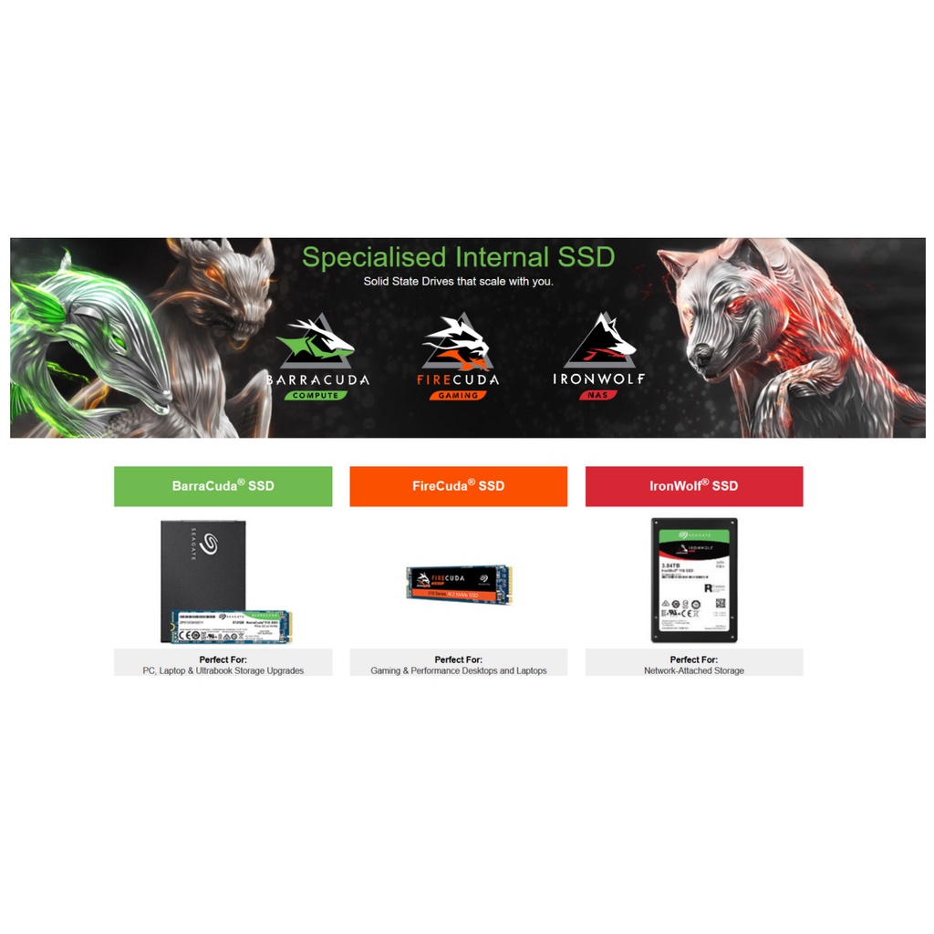 Ổ cứng SSD 500GB 2.5'' SATA SEAGATE - 5 NĂM 1 ĐỔI 1 NEW- ổ BARRACUDA LAPTOP NHANH HƠN SAMSUNG Evo 860 870 WD KINGSTON | BigBuy360 - bigbuy360.vn