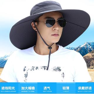 Nón Tai Bèo Vành Rộng Chống Tia Cực Tím Thời Trang Mùa Hè Cho Nam
