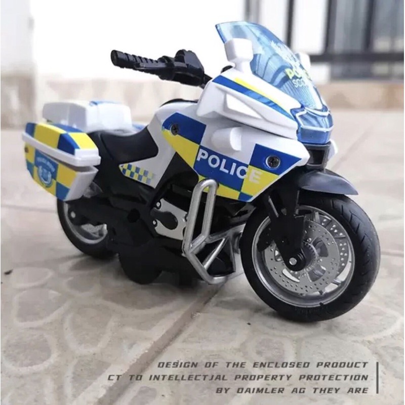 ✨ Mô Hình 1:14 Xe Mô Tô Motorcycle Police Cảnh Sát ✨ Fullbox - Ảnh thật & Clip