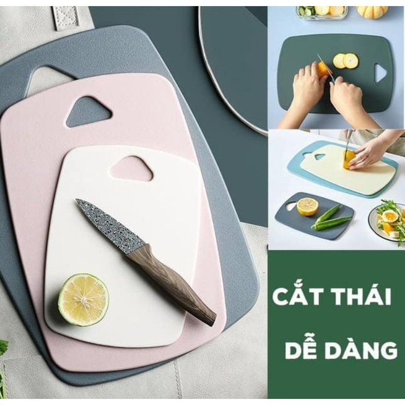 Combo 3 thớt kháng khuẩn, màu giao ngẫu nhiên