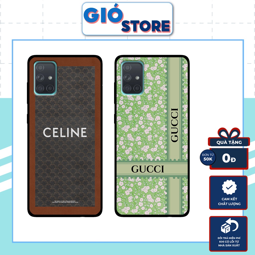 Ốp lưng SAMSUNG A51/ A71/ M51, Ốp điện thoại in hình hoa,gucii,chanel sang chảnh – lưng nhựa nhám viền dẻo
