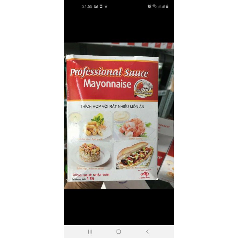 1kg Sốt mayonnaise Aji- Mayo Ajinomoto