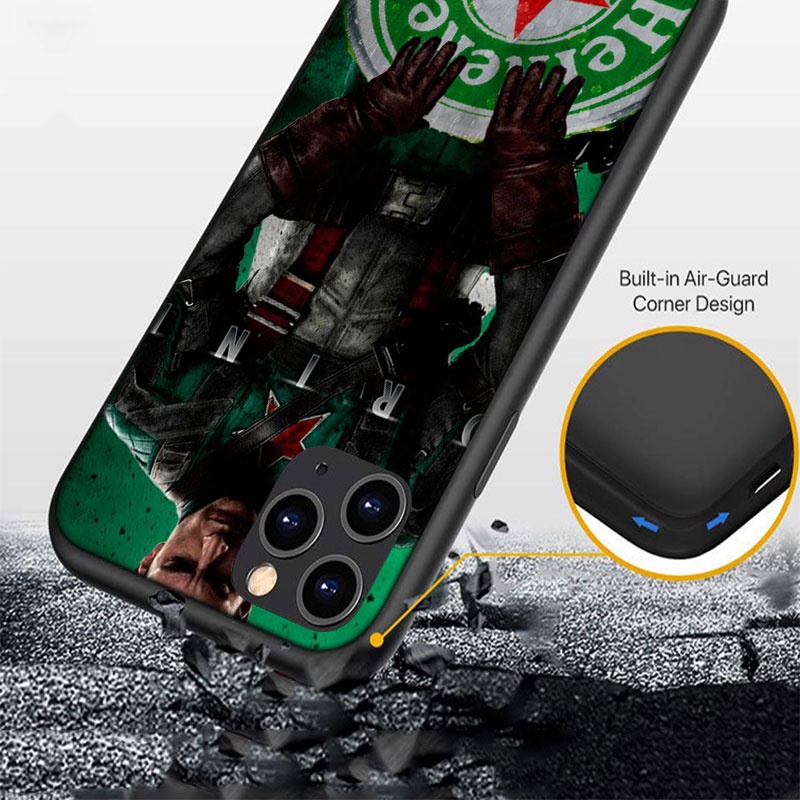 Ốp điện thoại silicon mềm hình logo Heineken Usi65 thích hợp cho Iphone 13 12 Pro Max Mini Xs Max X