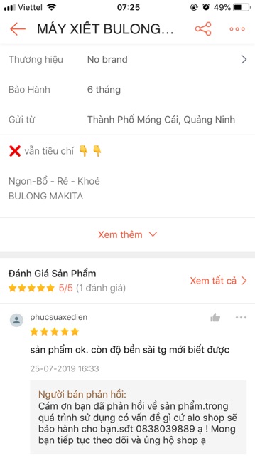 MÁY SIẾT MỞ BULONG MAKITA KHÔNG CHỔI THAN MÁY KHOẺ MỞ ỐC 24mm