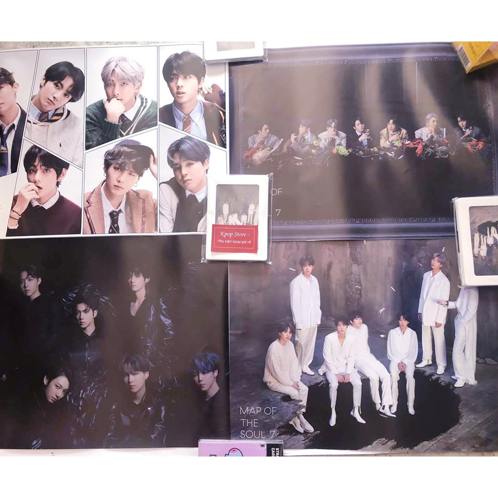 Poster offical BTS MOTS7 BLACKPINK