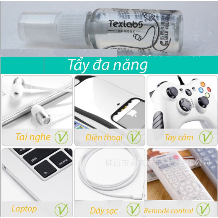 Lọ xịt vệ sinh đồng hồ appwatch 💞FREESHIP💞 Nước vệ sinh Airpod, applewatch dây sạc, tai nghe.