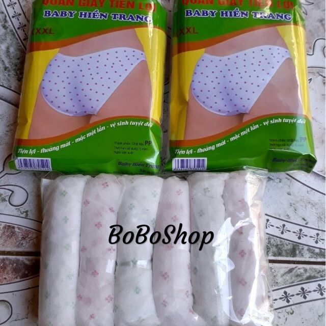 Quần lót giấy (sỉ, lẻ)