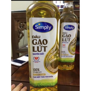 Dầu Gạo Lứt Simply 1 lít