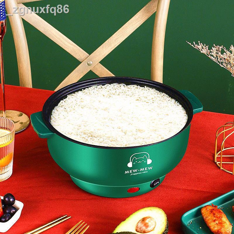 Chảo điện, nồi cơm điện đa năng, mini ký túc xá sinh viên, nhỏ, nhỏ chống dính, lẩu gia đình