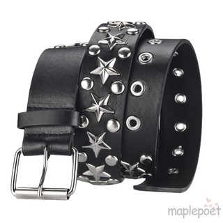 Thắt Lưng Da Bản To Phong Cách Punk Vintage Thời Trang