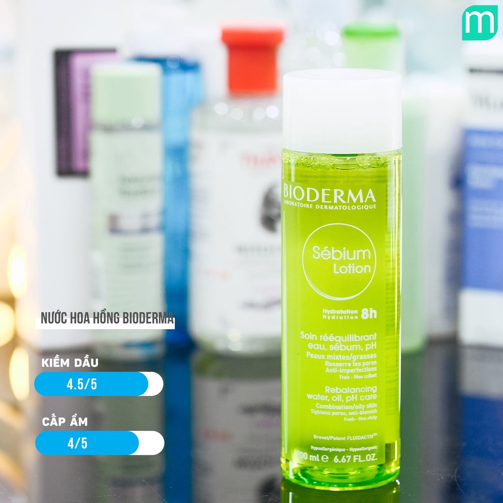 Nước hoa hồng Bioderma Sebium Lotion