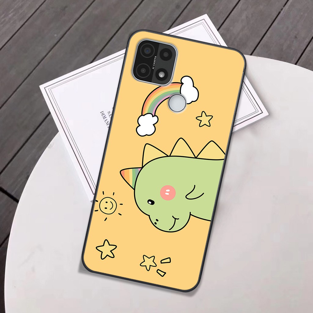 Ốp lưng oppo A15, A15s, A73, A93, A3s, F9 hình khủng long dễ thương