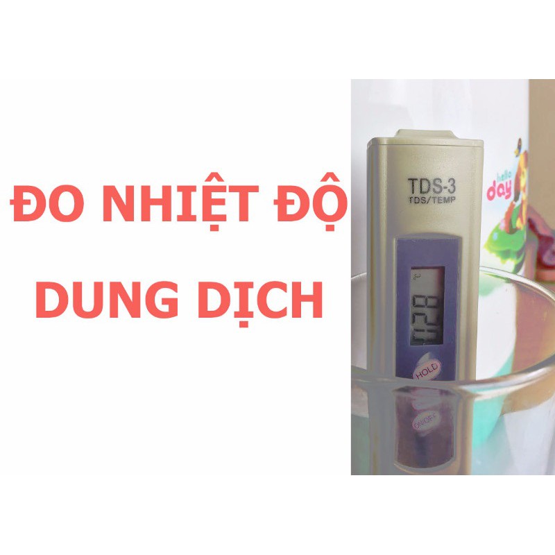 [FreeShip] Bút đo dinh dưỡng thủy canh TDS-3