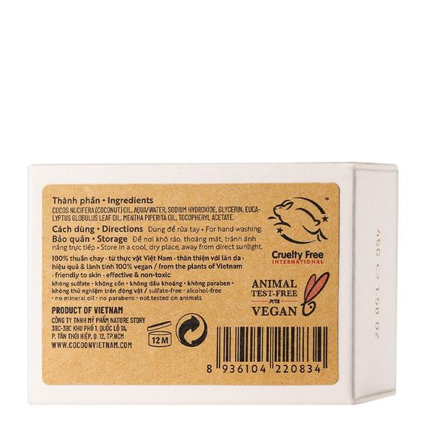 Xà phòng rửa tay khuynh diệp và bạc hà Cocoon Garin 45g hình thỏ