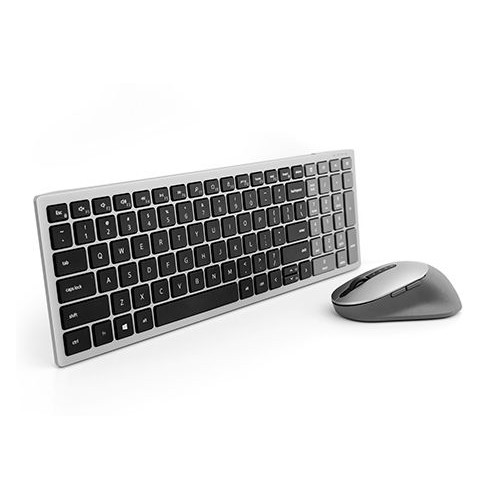 Dell KM7120W Multi Device Keyboard Mouse Combo - Bộ bàn phím & Chuột không dây kết nối 3 thiết bị: 2 Bluetooth và 1 USB