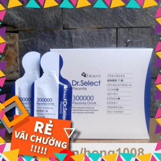 Nước uống tinh chất nhau thai heo dr. select placenta drink 300000 hộp 30 gói
