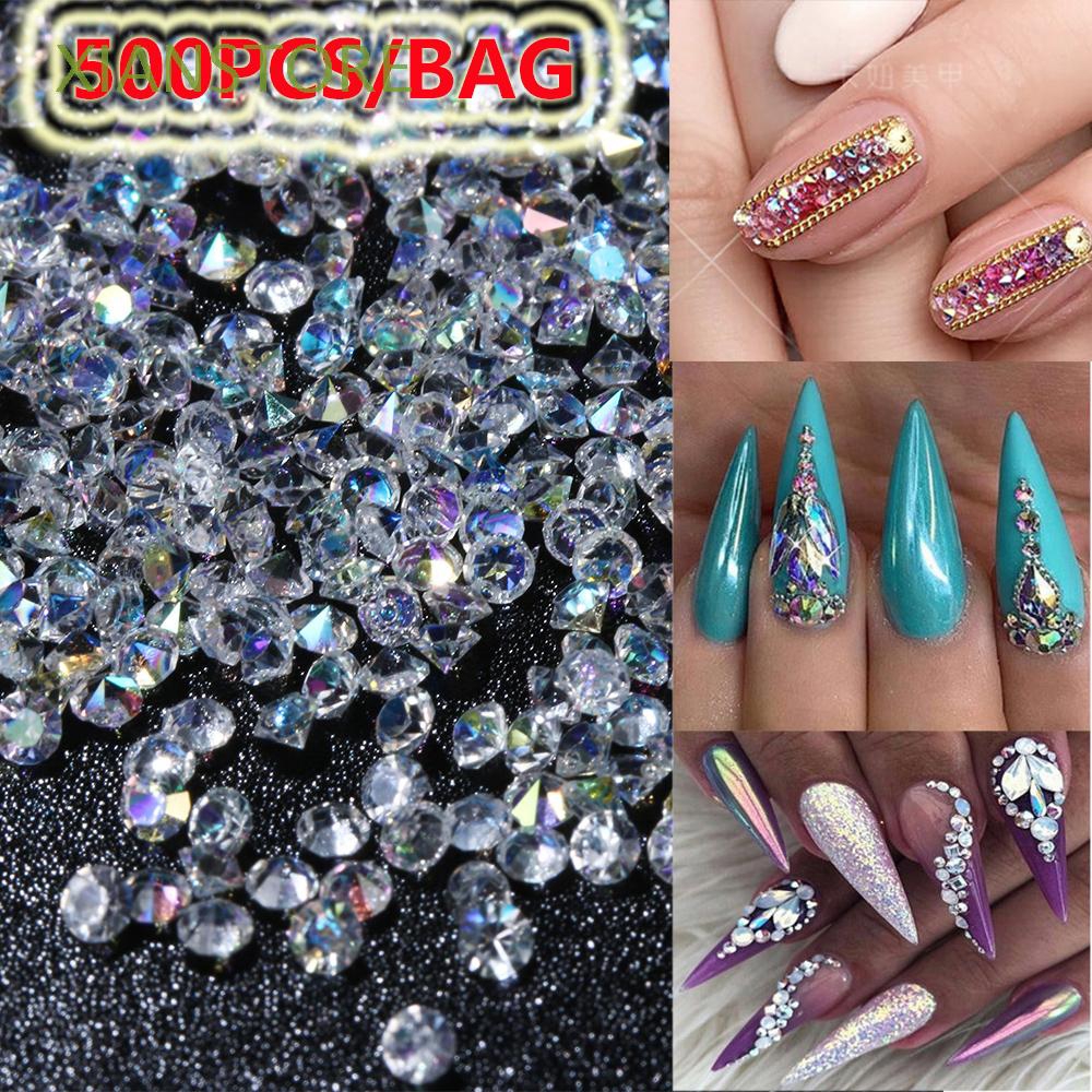 XIANSTORE Diamond Shape DIY Decoration Nails Jewelry 3D Nail Art 2mm Nail