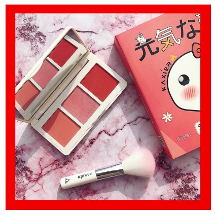 Má Hồng 3 Màu Cực Sang Chảnh Kaxier Blusher (+Tặng Cọ)