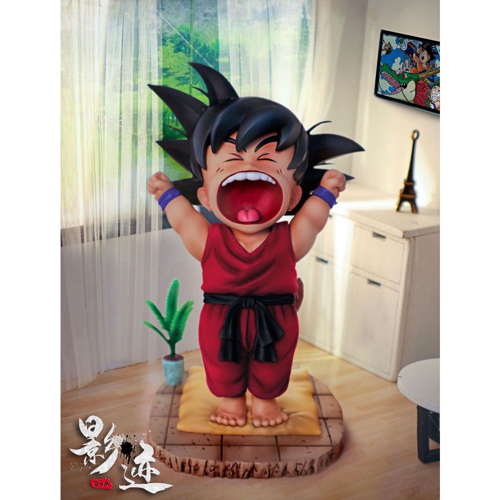 Mô hình songoku ngái ngủ siêu dễ thương