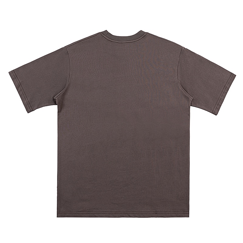 Ma-8-de- Áo Thun Tay Ngắn Cổ Tròn In Chữ Ba Chiều Bằng Xốp Thoáng Khí Thoải Mái Thời Trang Mùa Hè Chất Lượng Cao