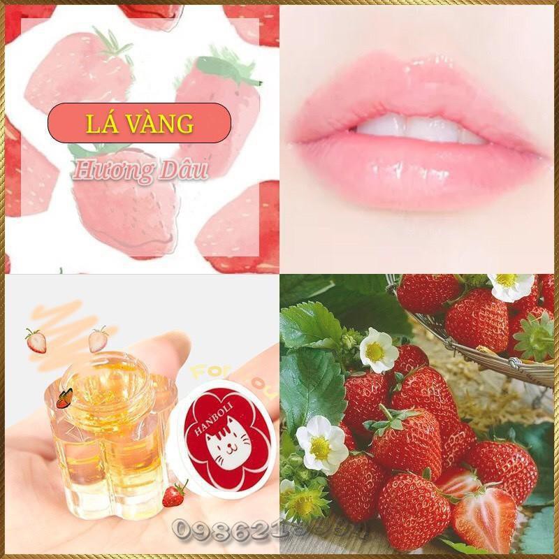 Mặt nạ môi kiêm son dưỡng Hanboli Moisturizing Lip Mask dưỡng mềm mịn hồng môi HPM2