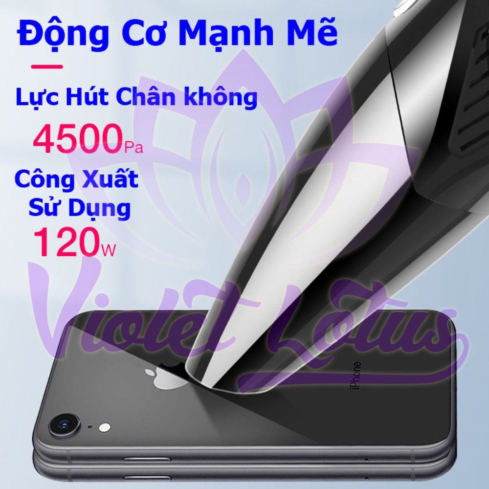 máy hút bui cầm tay Mini Không Dây, Máy hút bụi Ô Tô và Gia Đình Nhỏ hơn Mạnh hơn X2001CS