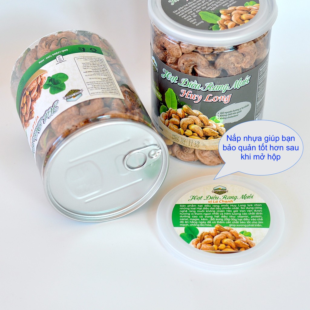 500g Hạt điều rang muối Bình Phước chuẩn ISO9001