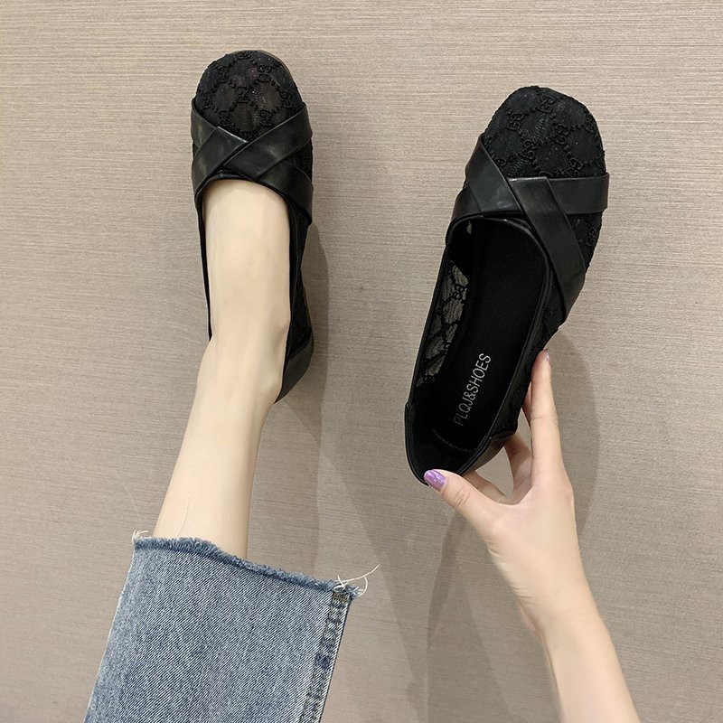 Giày Búp Bê Mũi Vuông Thoáng Khí Thời Trang 2021 Cho Nữ | BigBuy360 - bigbuy360.vn