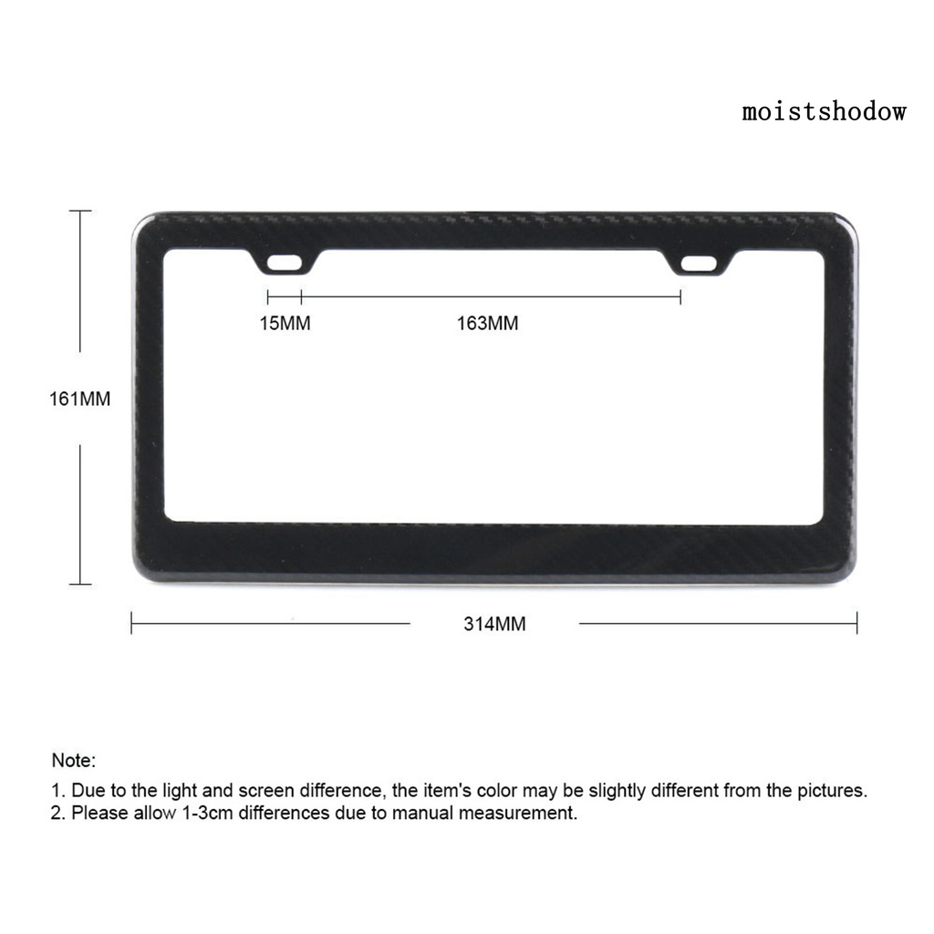 Vỏ Bọc Biển Số Xe Hơi Bằng Sợi Carbon Thiết Kế Đơn Giản Ổn Định Cho Usa Cars