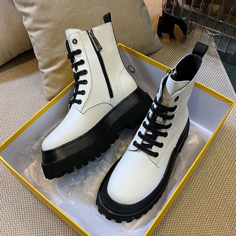 (HÀNG LOẠI XỊN, SẴN 1 SỐ SIZE) Giày BOOT Nữ Đế 7 phân Khoá Kéo Xịn Xò Phong cách Hàn Quốc | BigBuy360 - bigbuy360.vn