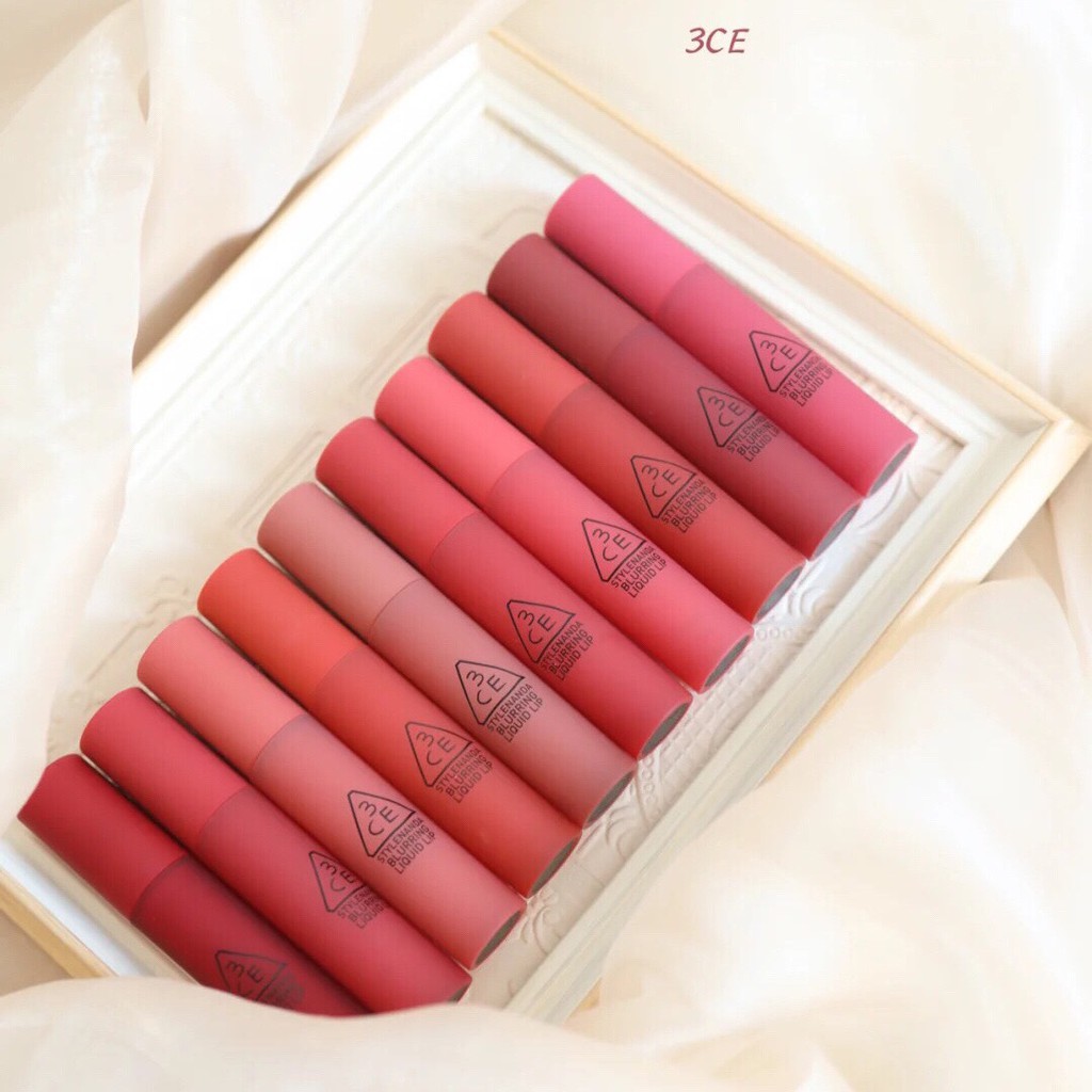 Son 3CE chính hãng, son 3ce Blurring Liquid Lip hàn quốc chính hãng - Cosmetic999