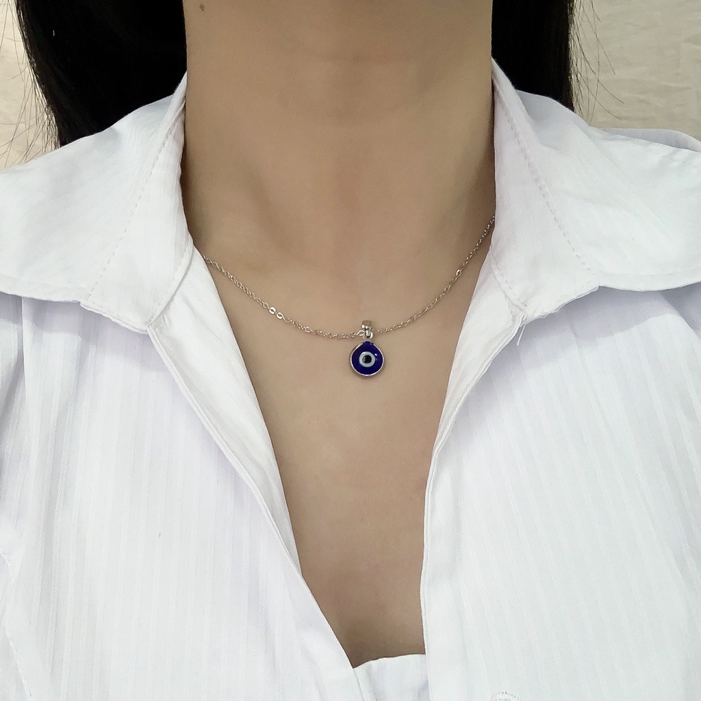 Vòng cổ RINHOO FRIENDSHIP mặt hình mắt quỷ thời trang cho cặp đôi