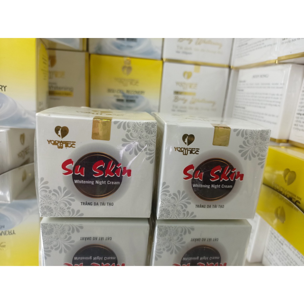 Combo Kem dưỡng ngày đêm  Su Su Su Skin Yody White Phương Anh