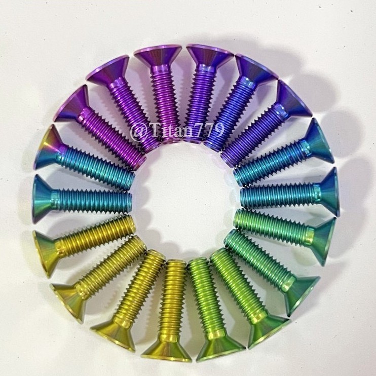 [Mã LIFE1603ALL giảm 10% đơn 0Đ] Ốc Titan Gr5 4li15 dù âm gắn nắp bình dầu tất cả các dòng xe gắn máy