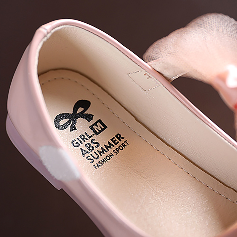 Giày búp bê đế mềm màu trơn thiết kế xinh xắn dành cho bé gái