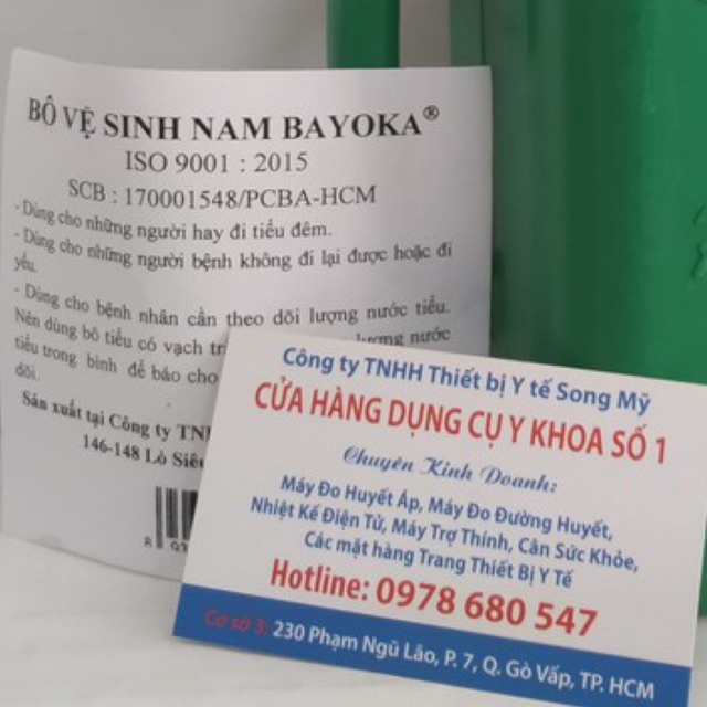 BÔ TIỂU NAM BAYOKA