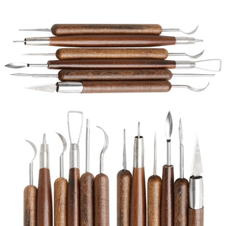 Bộ 6 dụng cụ chạm khắc đất sét / đồ gốm / polymer
