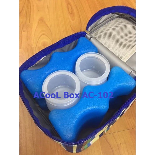 Đá khô 2 rãnh Acool hàng Việt Nam dùng cho bộ bảo quản lạnh sữa/ Bộ bảo quản lạnh sữa đá khô